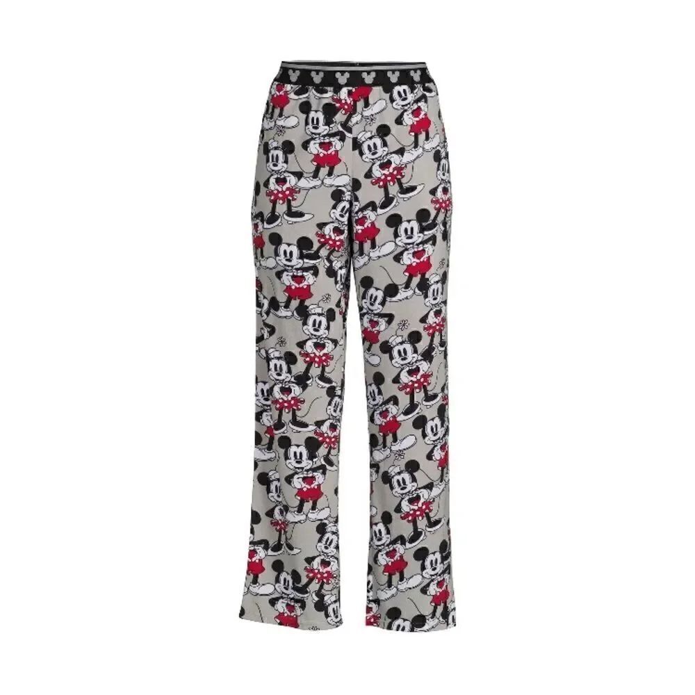 Disney Women's Mickey Mouse Plush Sleep Lounge Pants Size L